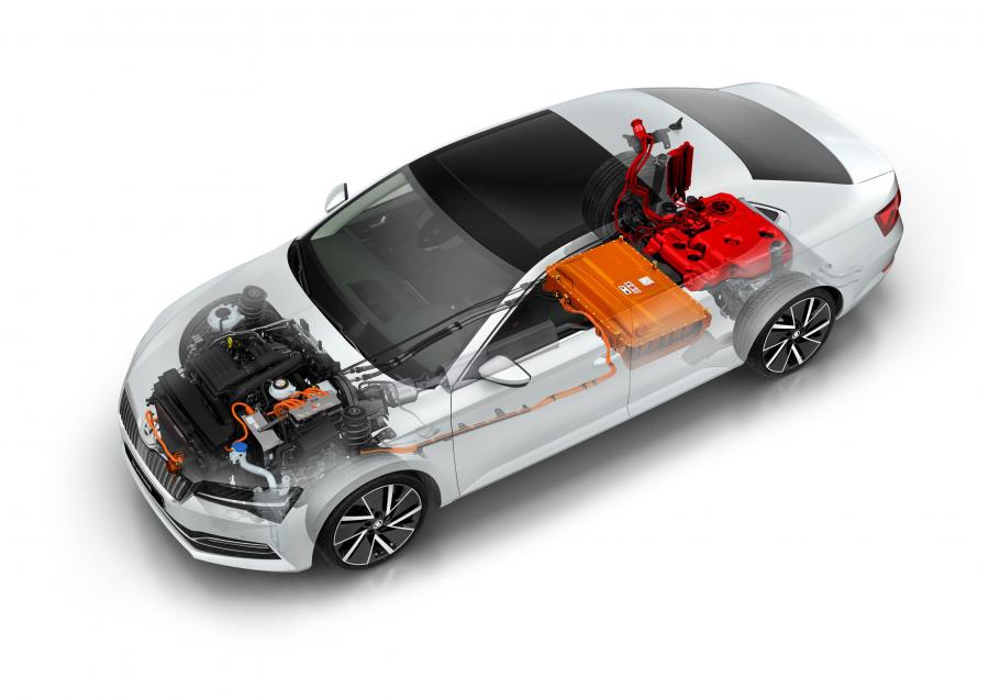 Схема Skoda Superb iV 2019 года  (WW) (фото 4 из 55)